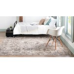 Rug Unique Loom Portland Beige Square 4' 0 x 4' 0