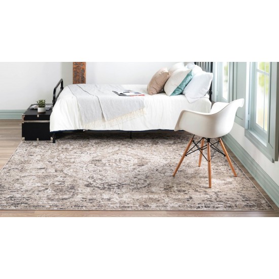 Rug Unique Loom Portland Beige Square 4' 0 x 4' 0
