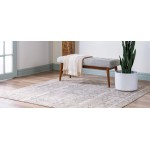 Rug Unique Loom Portland Tan Square 4' 0 x 4' 0