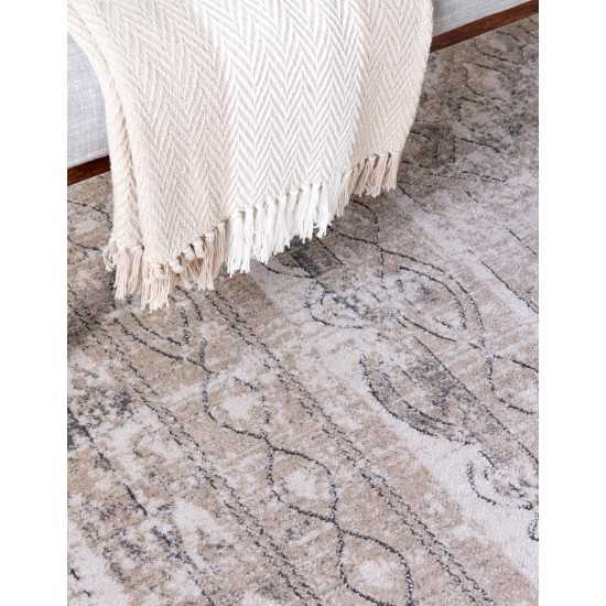 Rug Unique Loom Portland Tan Square 4' 0 x 4' 0