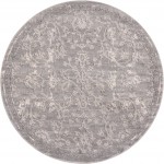 Rug Unique Loom Portland Gray Round 5' 0 x 5' 0