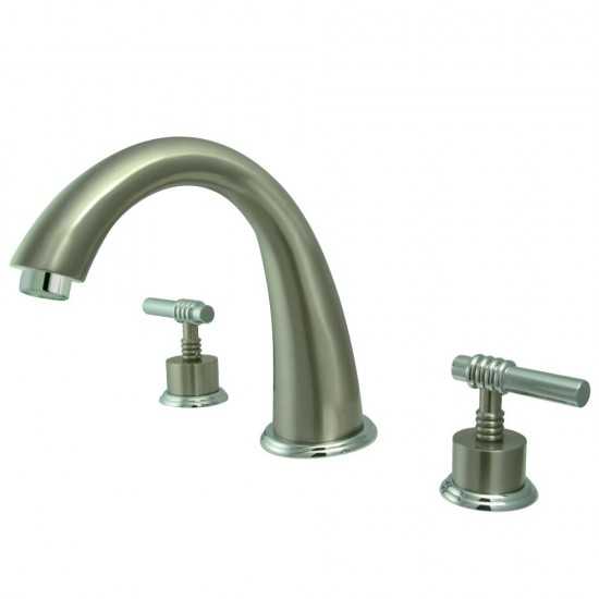 Kingston Brass Roman Tub Faucet, Brushed Nickel/Polished Chrome
