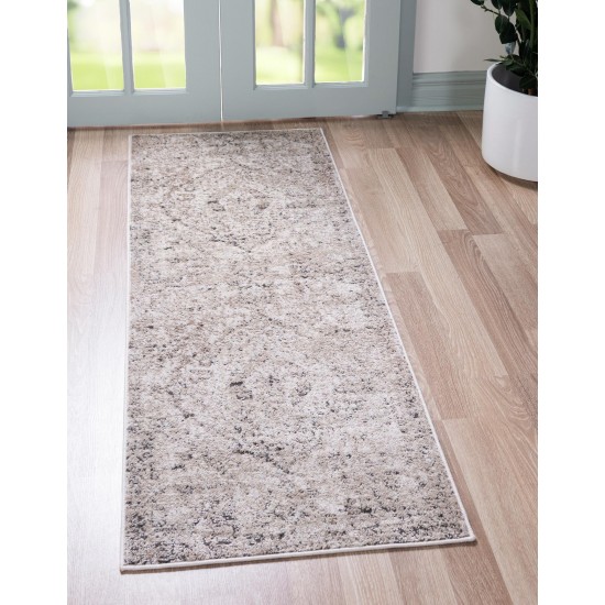 Rug Unique Loom Portland Beige Runner 2' 2 x 12' 0