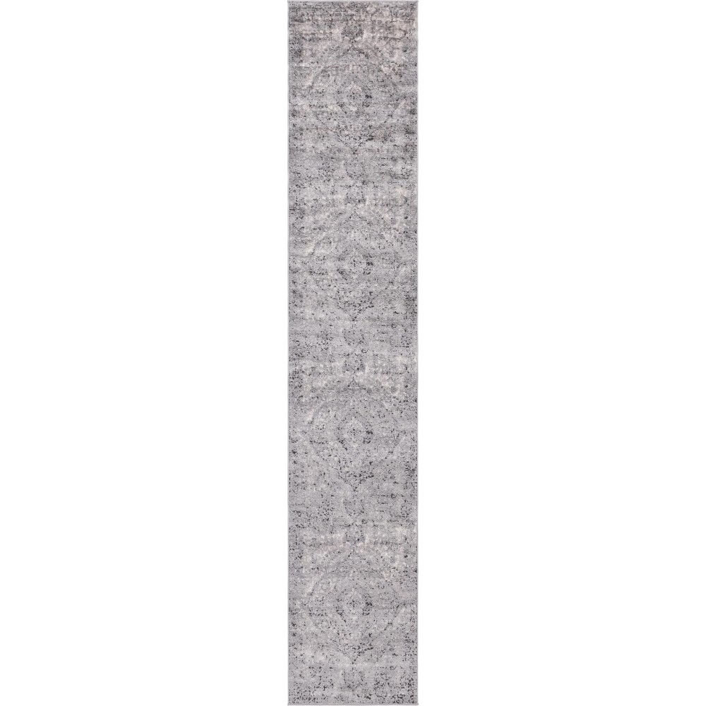 Rug Unique Loom Portland Light Gray Runner 2' 2 x 12' 0 Rug Unique Loom Portland Light Gray Runner 2' 2 x 12' 0
