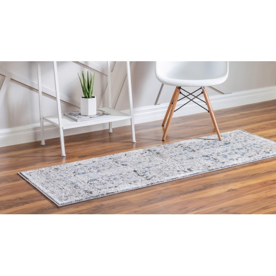 Rug Unique Loom Portland Beige Runner 2' 2 x 12' 0
