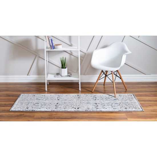Rug Unique Loom Portland Beige Runner 2' 2 x 12' 0