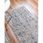 Rug Unique Loom Portland Beige Runner 2' 2 x 12' 0