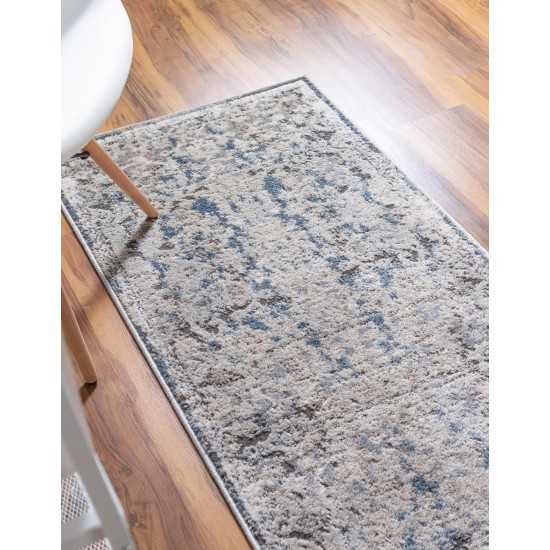 Rug Unique Loom Portland Beige Runner 2' 2 x 12' 0
