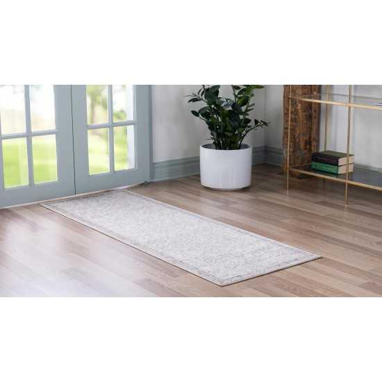 Rug Unique Loom Portland Ivory Runner 2' 2 x 12' 0