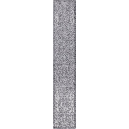 Rug Unique Loom Portland Gray Runner 2' 2 x 12' 0