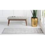 Rug Unique Loom Portland Gray Runner 2' 2 x 12' 0