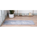 Rug Unique Loom Portland Blue Runner 2' 2 x 12' 0