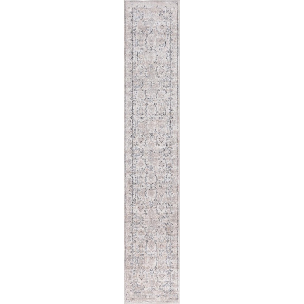 Rug Unique Loom Portland Ivory Runner 2' 2 x 12' 0 Rug Unique Loom Portland Ivory Runner 2' 2 x 12' 0