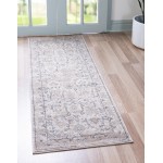 Rug Unique Loom Portland Ivory Runner 2' 2 x 12' 0