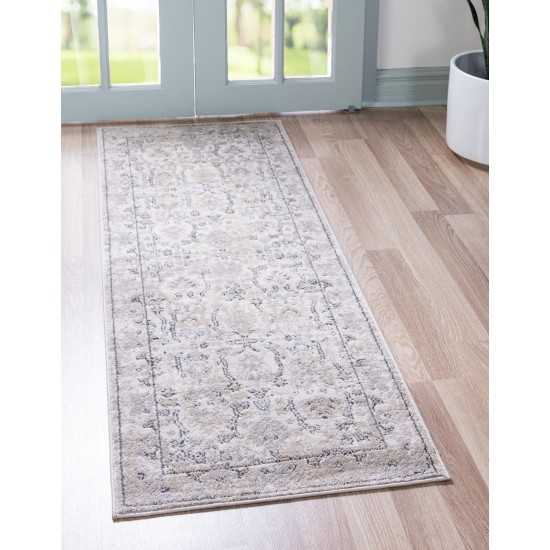 Rug Unique Loom Portland Ivory Runner 2' 2 x 12' 0