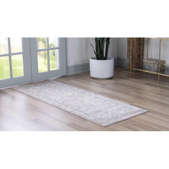 Rug Unique Loom Portland Ivory Runner 2' 2 x 12' 0