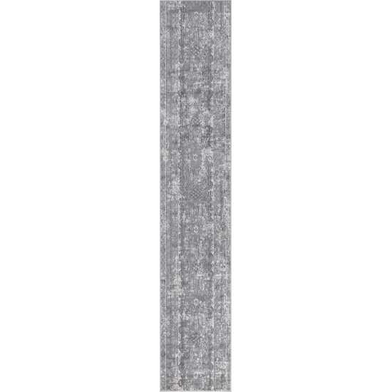 Rug Unique Loom Portland Gray Runner 2' 2 x 12' 0