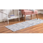 Rug Unique Loom Portland Navy Blue Runner 2' 2 x 12' 0