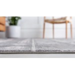 Rug Unique Loom Portland Gray Runner 2' 2 x 12' 0