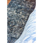 Rug Unique Loom Portland Blue Runner 2' 2 x 8' 0