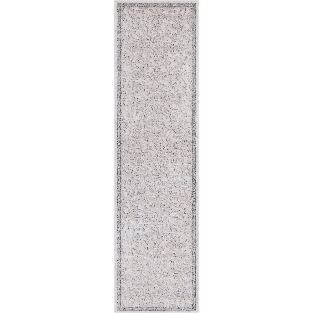 Rug Unique Loom Portland Ivory Runner 2' 2 x 8' 0 Rug Unique Loom Portland Ivory Runner 2' 2 x 8' 0