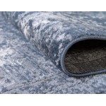 Rug Unique Loom Portland Blue Runner 2' 2 x 8' 0