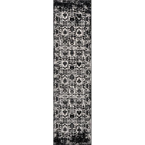 Rug Unique Loom Portland White Runner 2' 2 x 8' 0