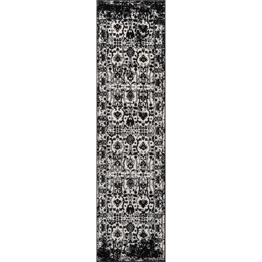 Rug Unique Loom Portland White Runner 2' 2 x 8' 0 Rug Unique Loom Portland White Runner 2' 2 x 8' 0