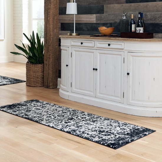 Rug Unique Loom Portland White Runner 2' 2 x 8' 0