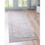 Rug Unique Loom Portland Ivory Runner 2' 2 x 8' 0