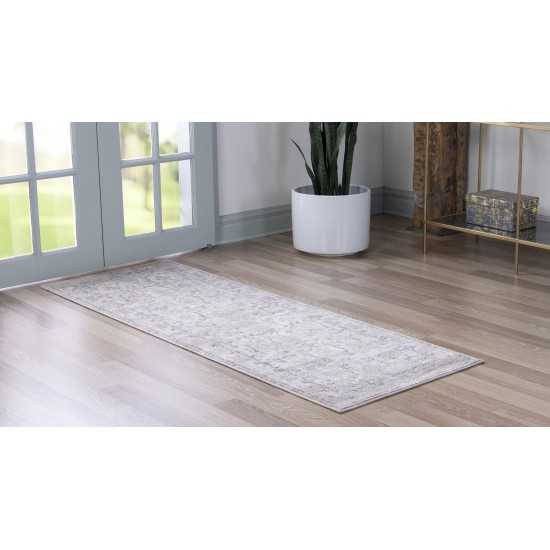 Rug Unique Loom Portland Ivory Runner 2' 2 x 8' 0