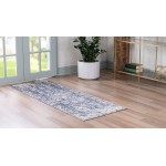 Rug Unique Loom Portland Blue Runner 2' 2 x 8' 0