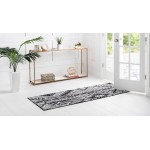 Rug Unique Loom Portland White Runner 2' 2 x 8' 0