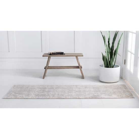 Rug Unique Loom Portland Tan Runner 2' 2 x 8' 0