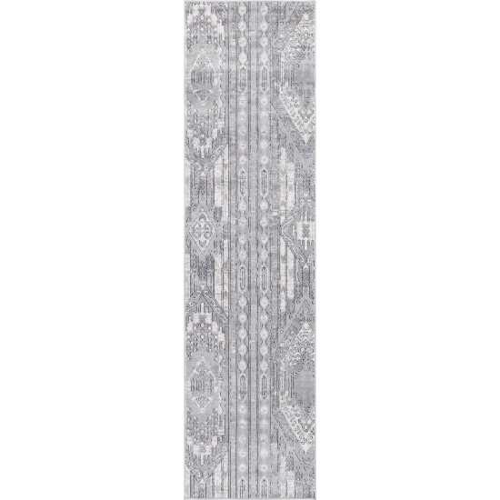 Rug Unique Loom Portland Gray Runner 2' 2 x 8' 0