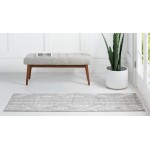 Rug Unique Loom Portland Gray Runner 2' 2 x 8' 0