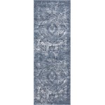 Rug Unique Loom Portland Blue Runner 2' 2 x 6' 0