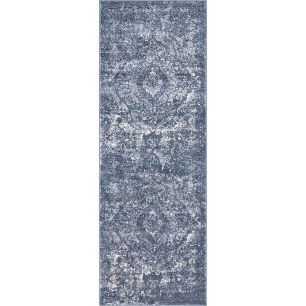 Rug Unique Loom Portland Blue Runner 2' 2 x 6' 0 Rug Unique Loom Portland Blue Runner 2' 2 x 6' 0