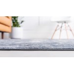 Rug Unique Loom Portland Blue Runner 2' 2 x 6' 0