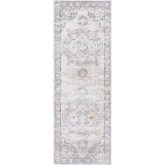 Rug Unique Loom Portland Beige Runner 2' 2 x 6' 0