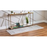 Rug Unique Loom Portland Beige Runner 2' 2 x 6' 0