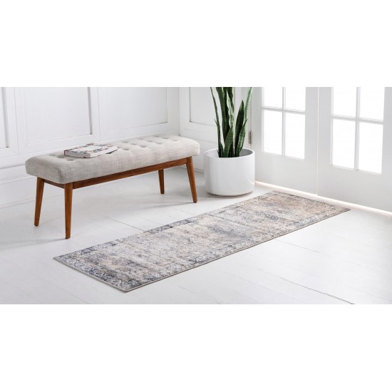 Rug Unique Loom Portland Ivory Runner 2' 2 x 6' 0