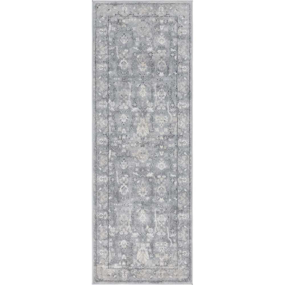 Rug Unique Loom Portland Gray Runner 2' 2 x 6' 0