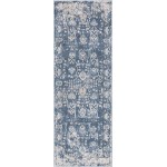 Rug Unique Loom Portland Blue Runner 2' 2 x 6' 0