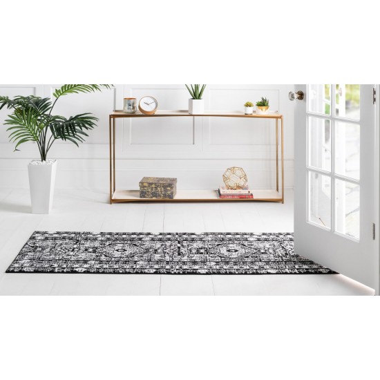 Rug Unique Loom Portland White Runner 2' 2 x 6' 0