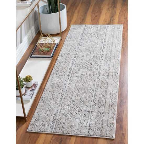 Rug Unique Loom Portland Tan Runner 2' 2 x 6' 0