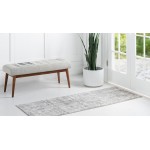 Rug Unique Loom Portland Gray Runner 2' 2 x 6' 0