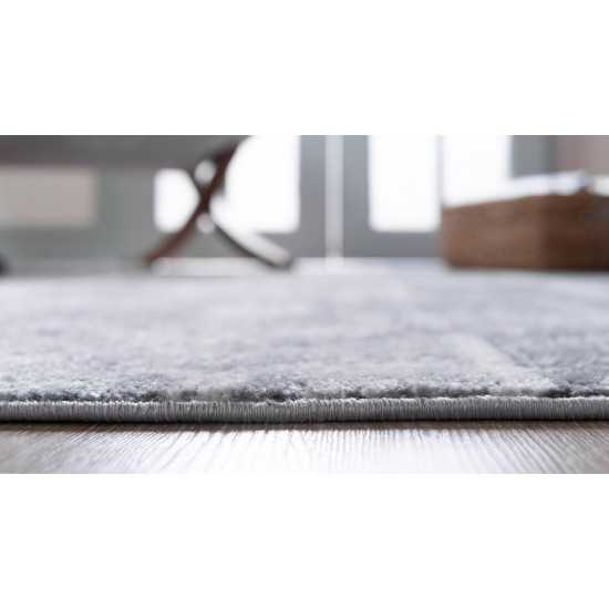 Rug Unique Loom Portland Gray Runner 2' 2 x 6' 0