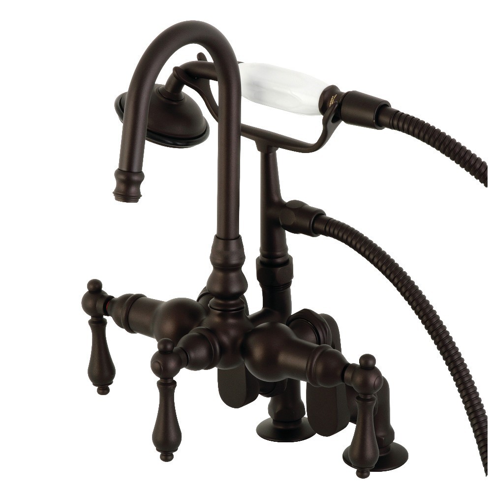 Kingston Brass Vintage Clawfoot Tub Faucet with Hand Shower, Oil Rubbed Bronze Kingston Brass Vintage Clawfoot Tub Faucet with Hand Shower, Oil Rubbed Bronze