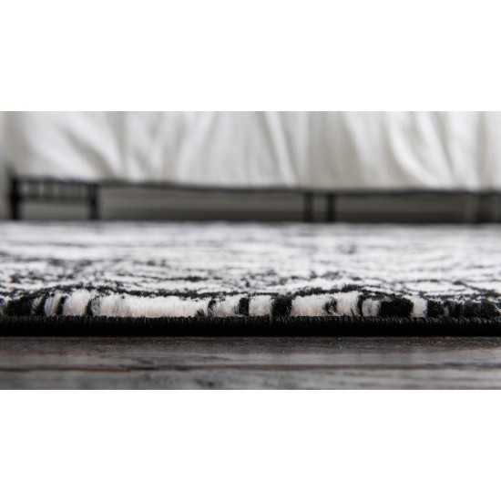 Rug Unique Loom Portland White Runner 2' 2 x 6' 0